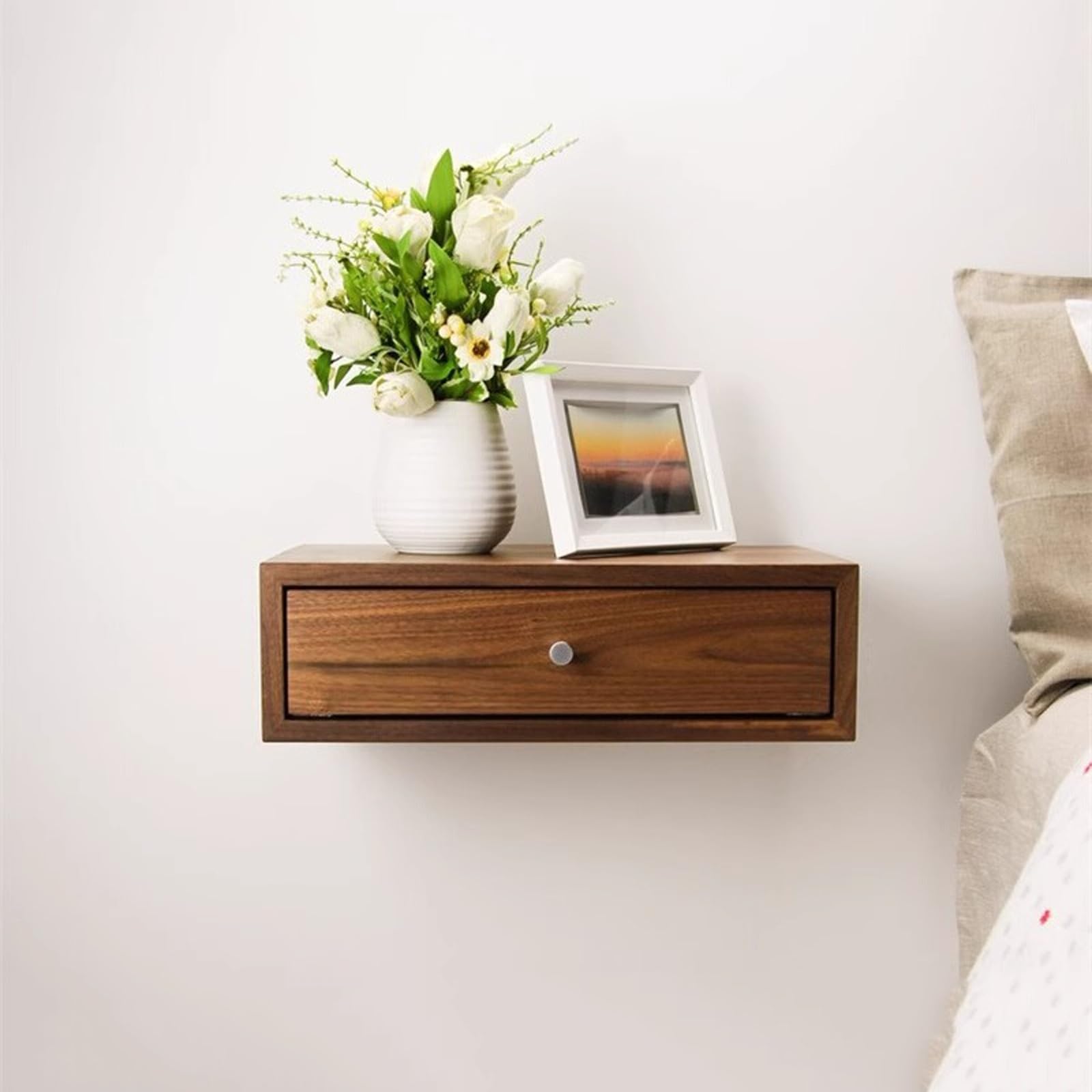 Amazon.co.jp: 引き出し付きフローティングナイトスタンド